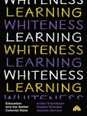 cover image of Learning Whiteness